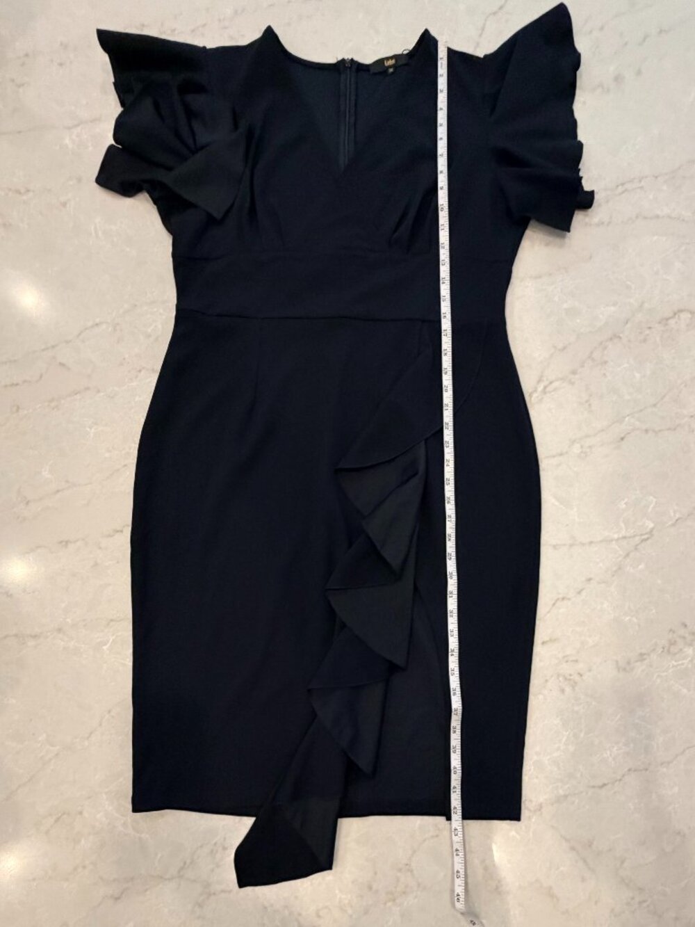 Knitee Black Cocktail Dress - Picture 10 of 14